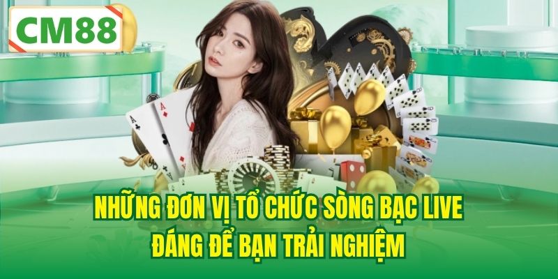 Những đơn vị tổ chức sòng bạc live đáng để bạn trải nghiệm